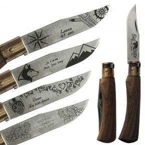 Couteau de poche Old Bear personnalisé avec motifs