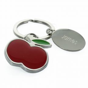 Porte-clés pomme personnalisé