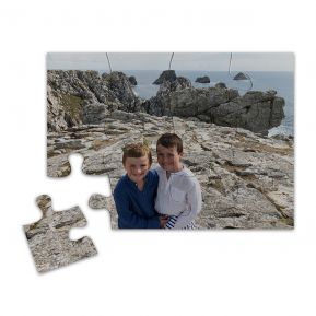 Puzzle magnet photo