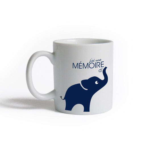 Tasse J'ai une mémoire d'éléphant