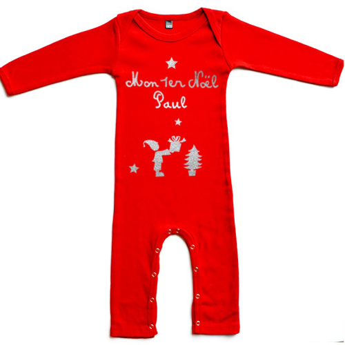 Pyjama personnalisé Noël prénom