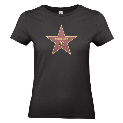 T-shirt femme avec Votre étoile du Walk of fame