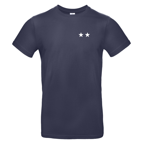 T-shirt homme personnalisé 2 étoiles