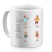 Mug famille ours 6 personnes