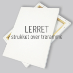 Lerret på blindram