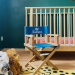 Brodert Babystar lenestol med motiv