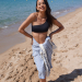Personlig tradisjonell fouta med striper
