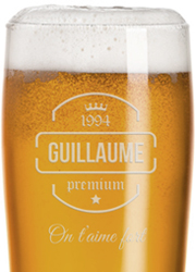 Verre A Biere Anniversaire Personnalise