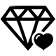 Diamant coeur