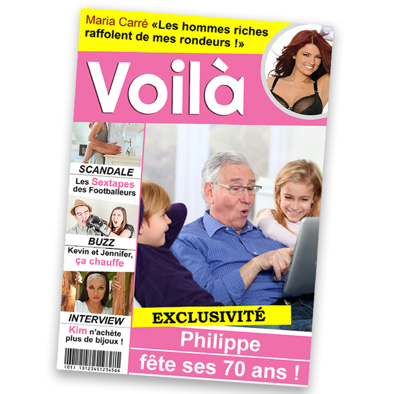 Fausse Une de magazine People Fausse Une de magazine People