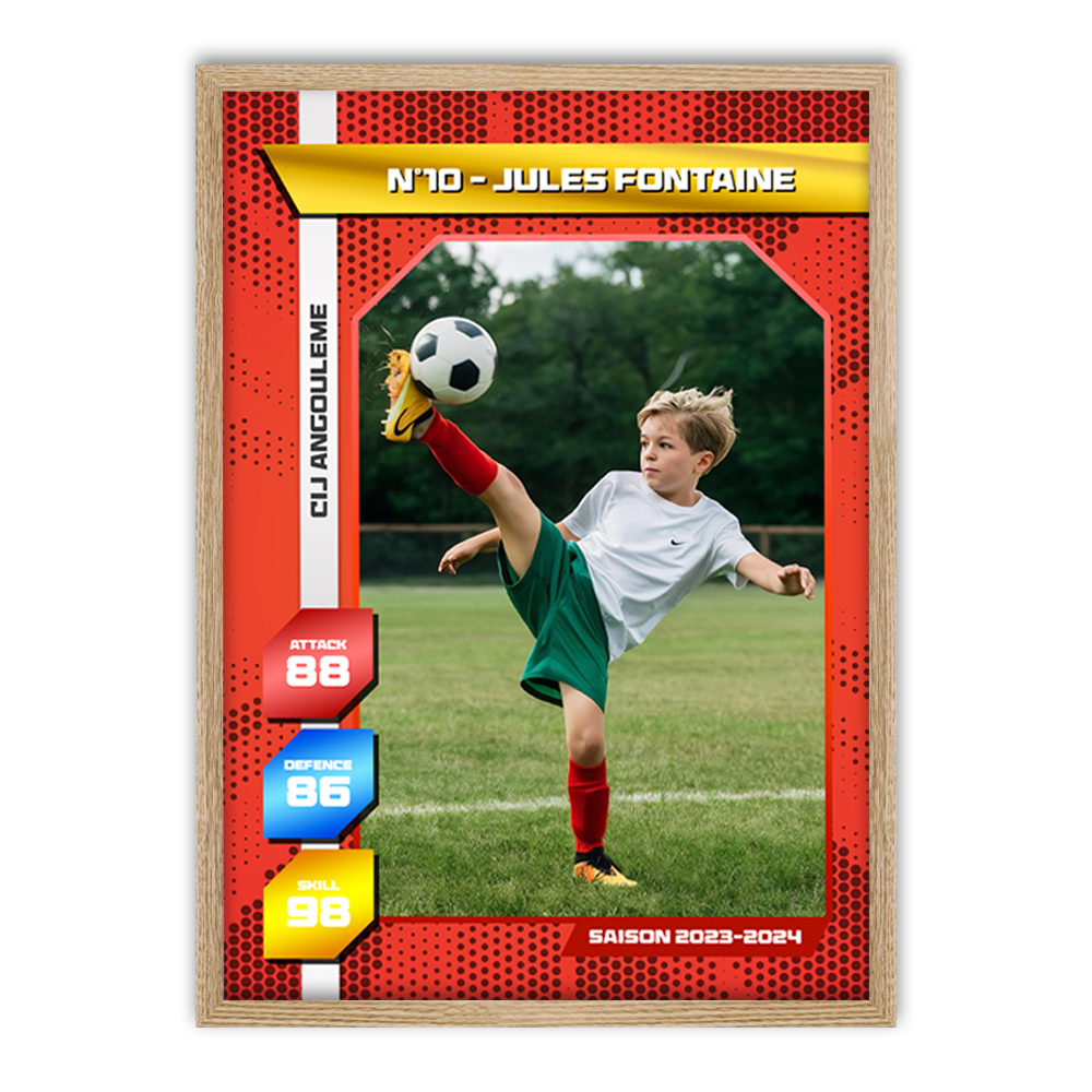 Affiche Carte de Sport personnalisée