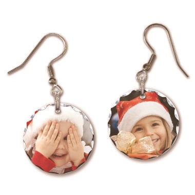 Boucles d'oreille rondes photo