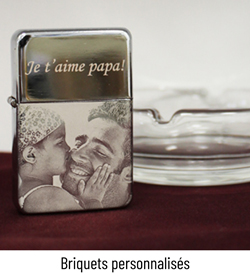 Briquet personnalisé papa