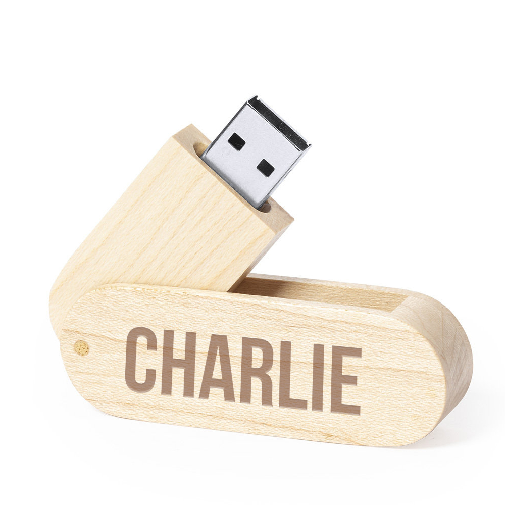 Clé usb personnalisée écologique 16 GB en bambou - Mila