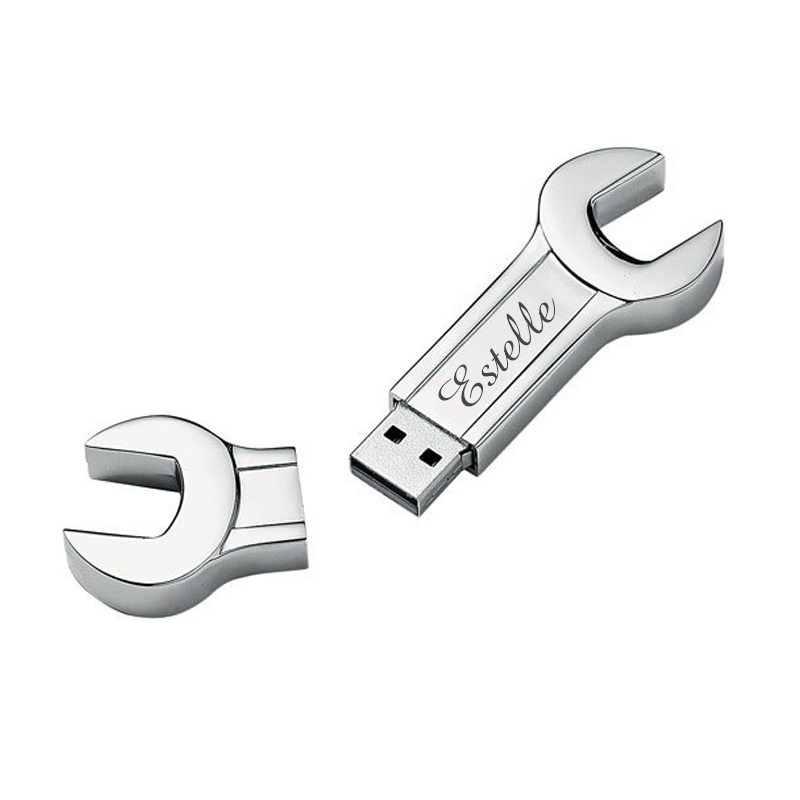 Clé USB en forme de clé plate