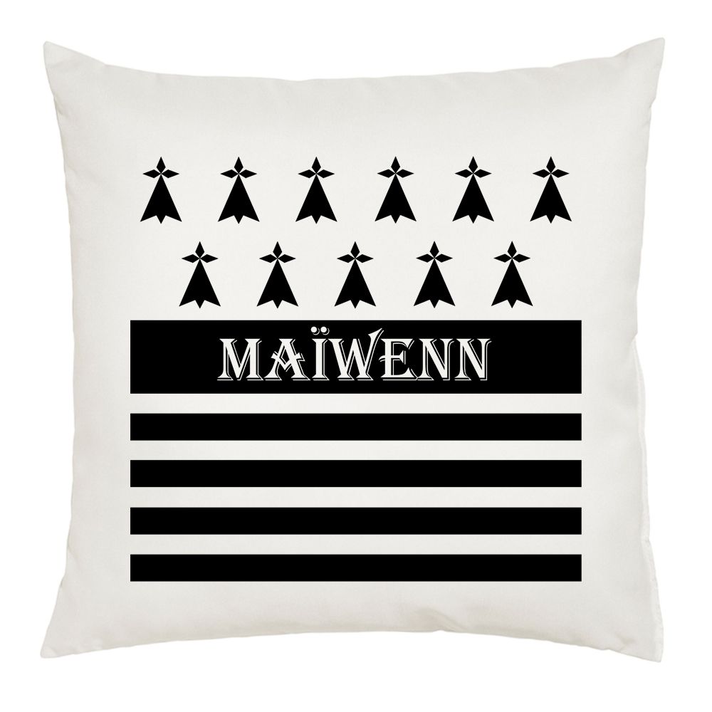 Coussin Bretagne personnalisé
