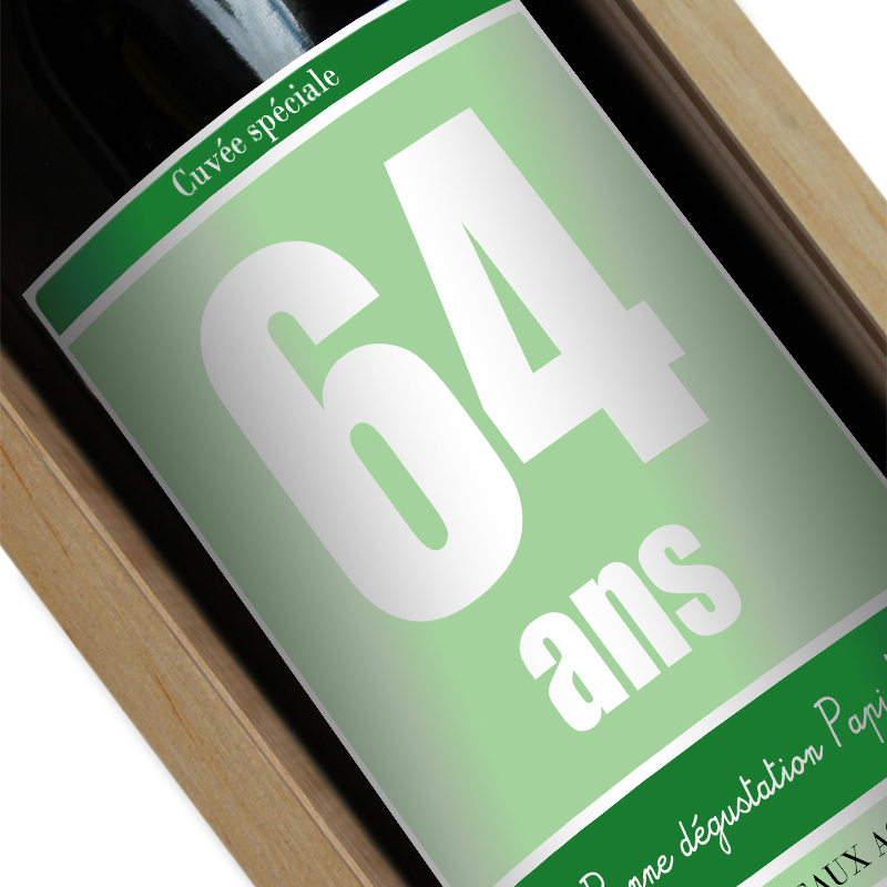 Bouteille De Vin Personnalisee Anniversaire Vins Personnalises