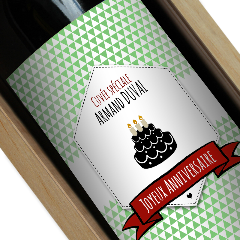 Bouteille De Vin Personnalisee Label Vins Personnalises