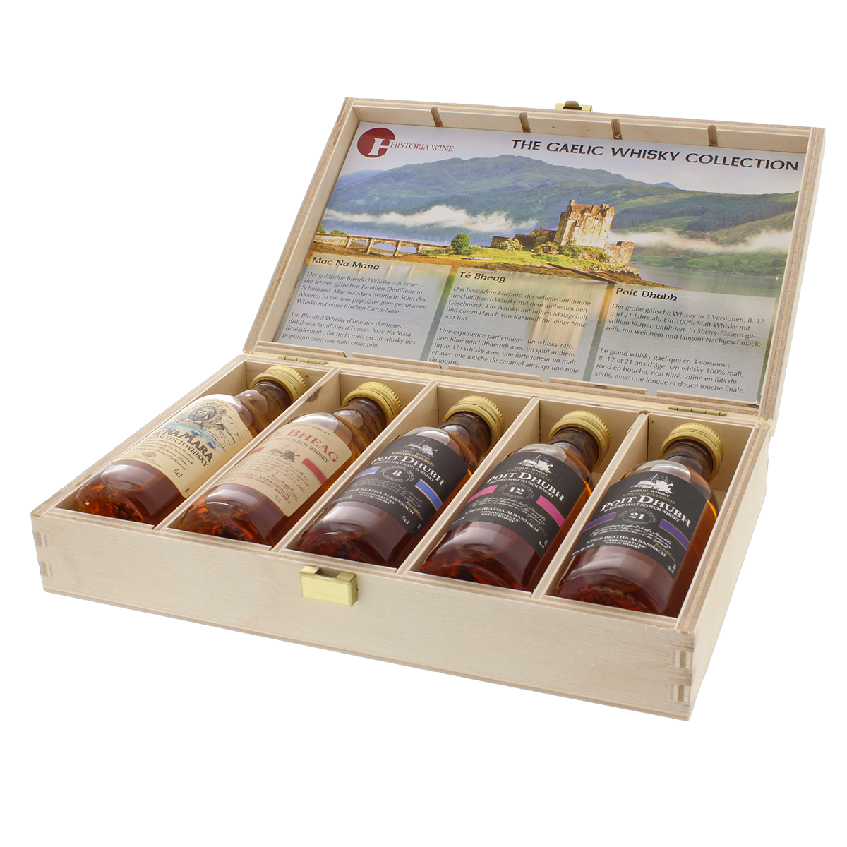 paneel Gemaakt om te onthouden abstract Un coffret personnalisé avec assortiment de whisky