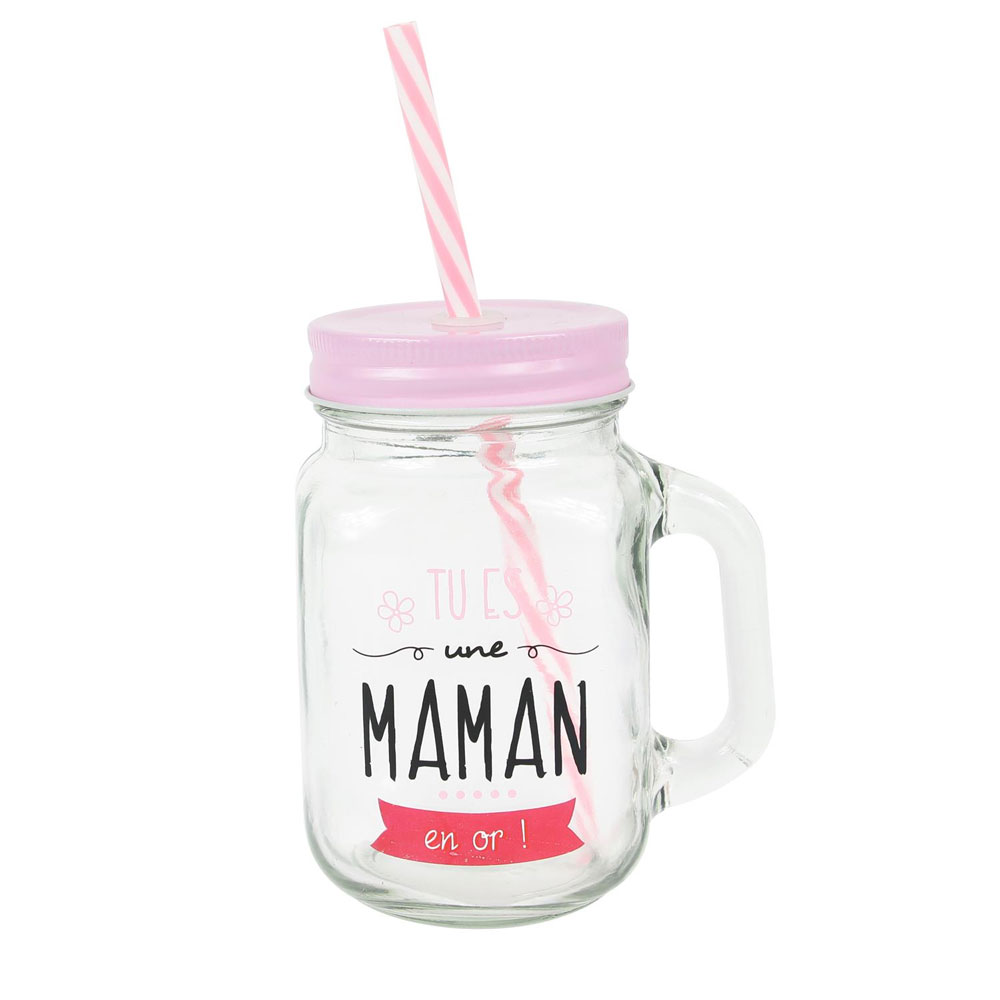 Mason Jar En Verre Avec Paille Tu Es Une Maman En Or Verres Graves Amikado Mason Jar En Verre Avec Paille Tu Es Une Maman En Or Verres Graves Amikado