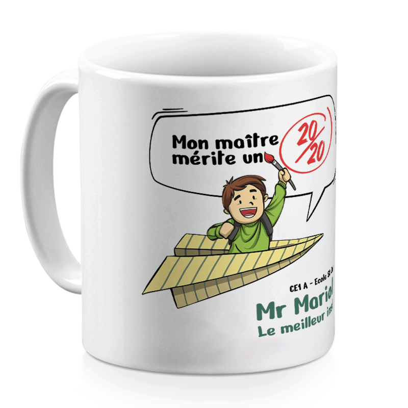 Mug 20 sur 20 personnalisé