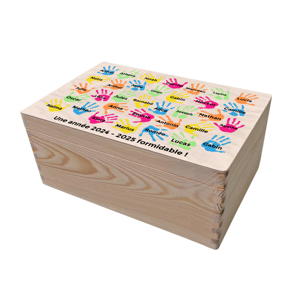 Boîte à souvenirs Mains d'enfants