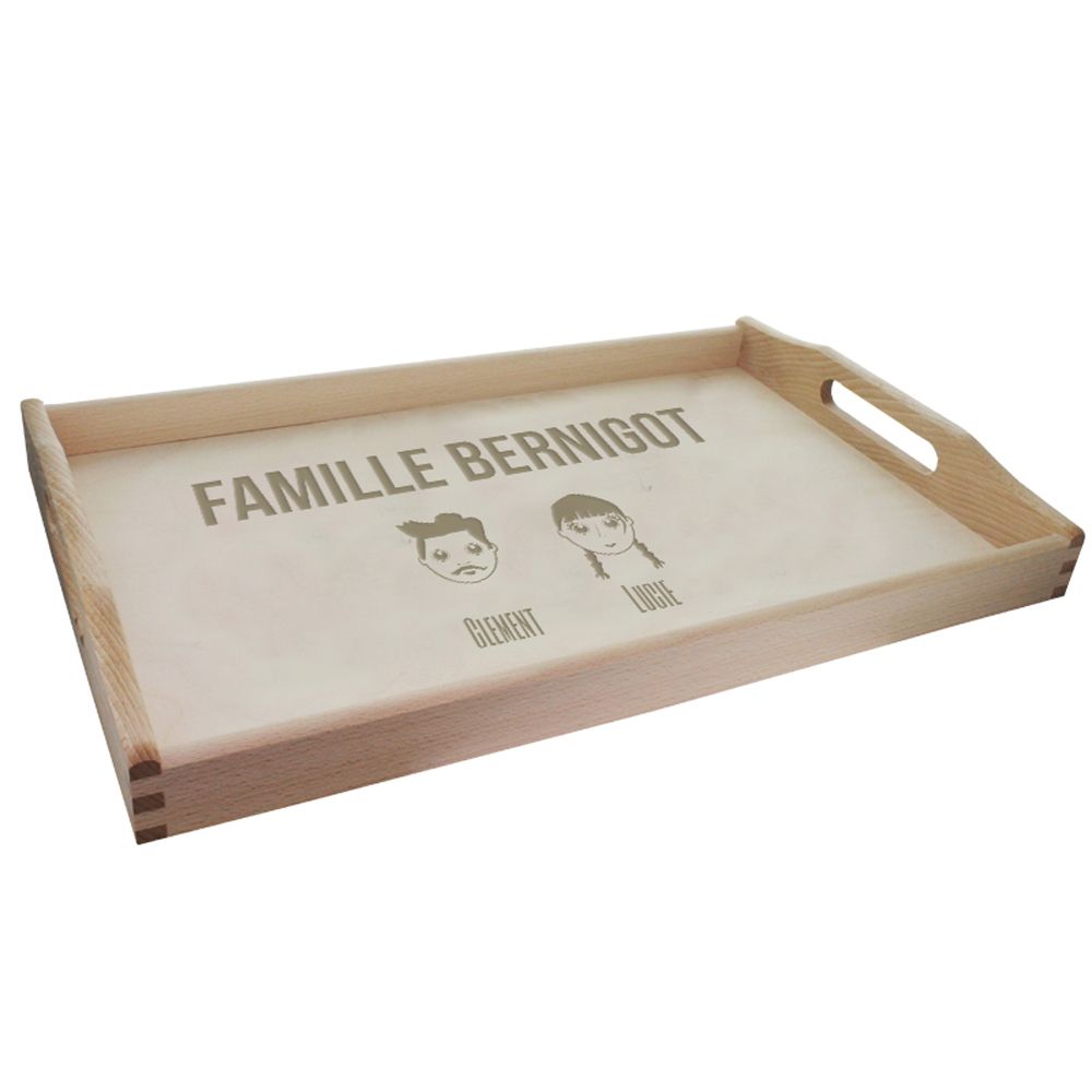 Plateau personnalisé We are Family