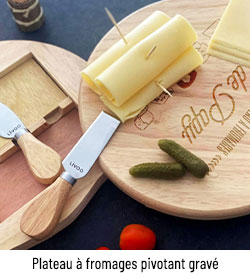 Plateau à fromages pivotant