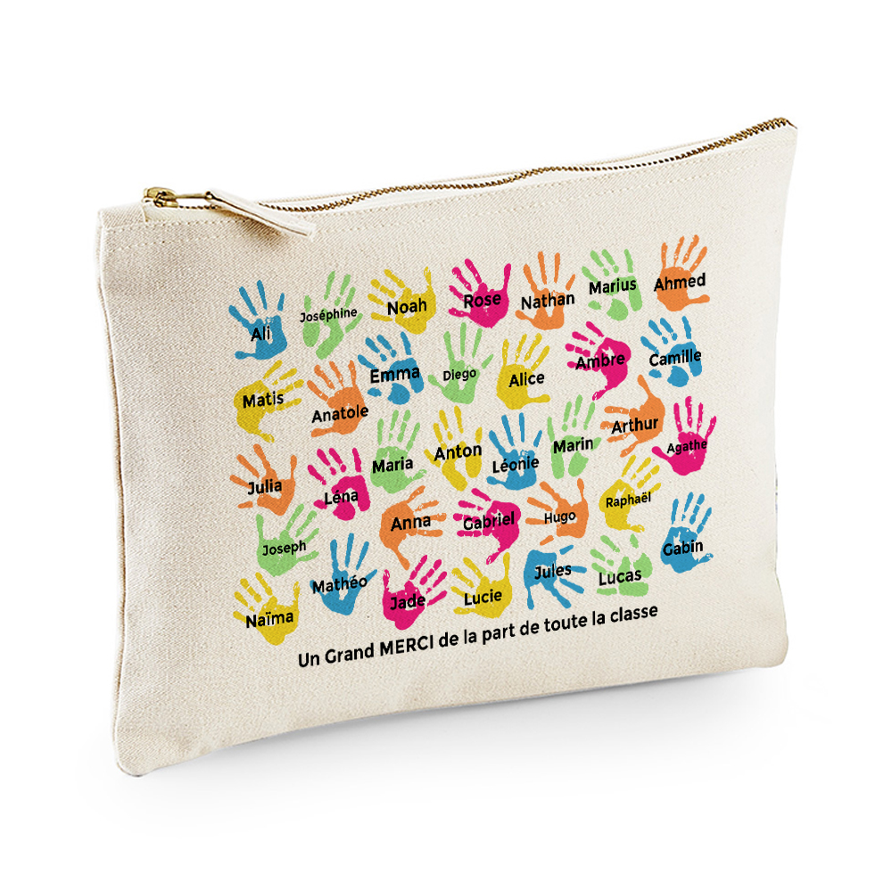 Pochette mains d'enfants personnalisée