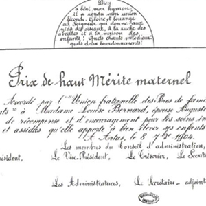 Prix de Haut mérite maternel