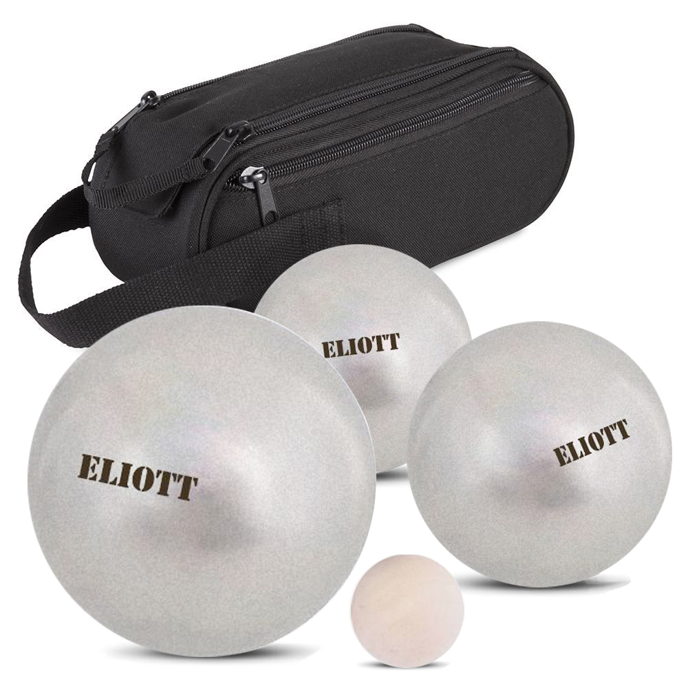 Cadeau anniversaire - Triplette de boules de pétanque personnalisées