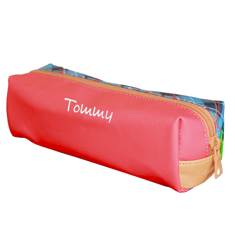 Trousse Tann's tartan rouge personnalisable - Rentrée des classes