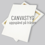 Canvasduk på kilram