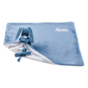 Broderad filt med kanin Broderad filt med kanin