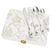 Graverade barnbestick flamingo