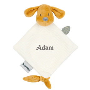 Mini plysch Charlie vaniljhund broderad Mini plysch Charlie vaniljhund broderad