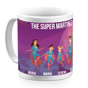 Personifierad superhjälte-mugg Personifierad superhjälte-mugg