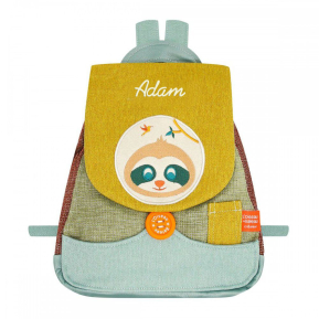 Personlig ryggsäck med sloth-design Personlig ryggsäck med sloth-design